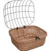 vidaXL Fietsstuurmand met deksel 50x45x35 cm natuurlijk wilgen