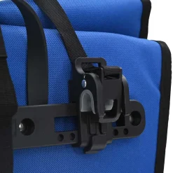 vidaXL Fietstas Blauw 32,5 x 17 x 57 cm Polyester