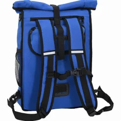 vidaXL Fietstas Blauw 31 x 13 x 58 cm Polyester