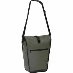 vidaXL Fietstas Olijfgroen 34 x 16 x 59 cm Polyester