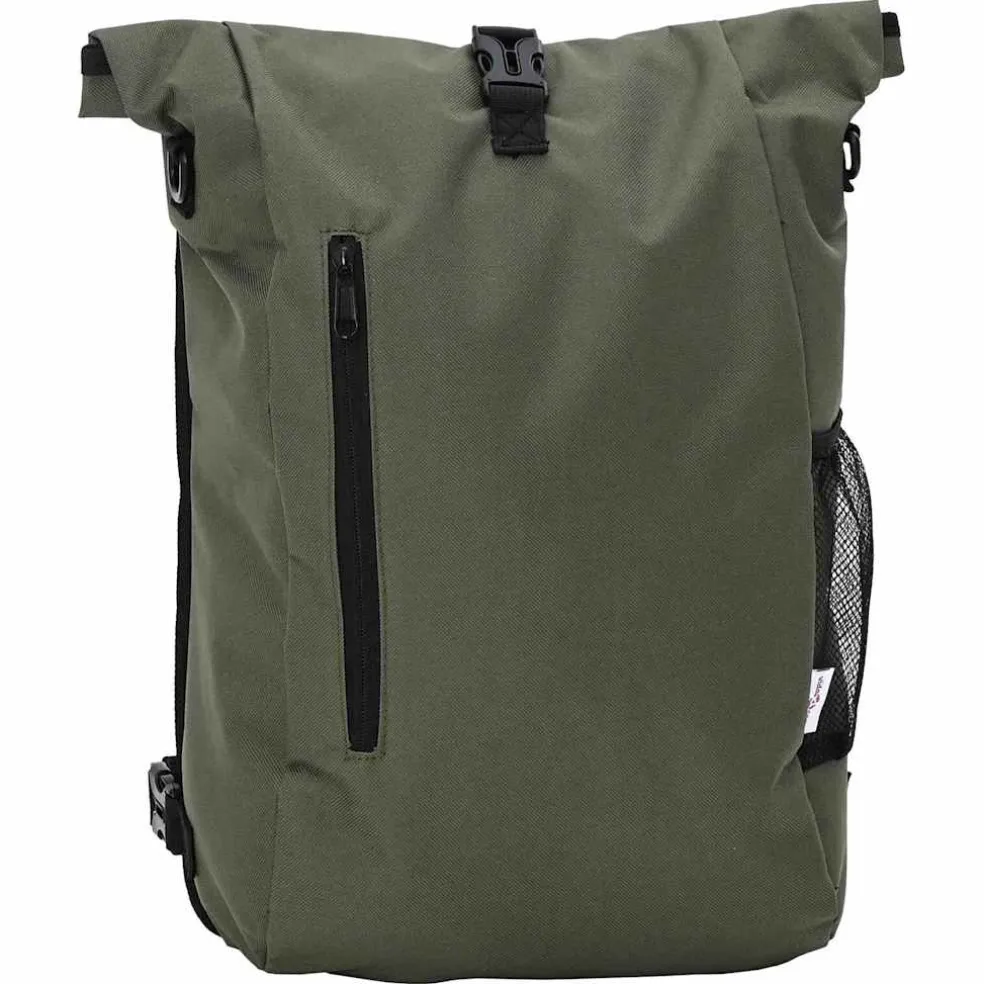 vidaXL Fietstas Olijfgroen 31 x 13 x 58 cm Polyester