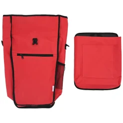 vidaXL Fietstas Rood 34 x 16 x 59 cm Polyester