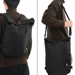 vidaXL Fietstas Zwart 31 x 13 x 58 cm Polyester