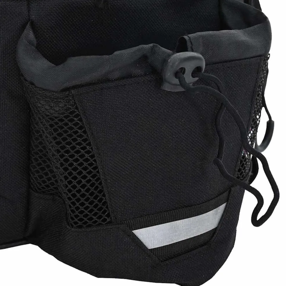 vidaXL Fietstas Zwart 38 x 21 x 16 cm Polyester