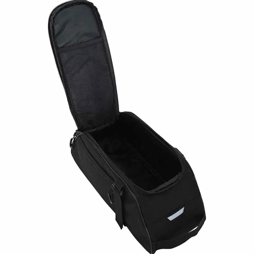 vidaXL Fietstas Zwart 38 x 16 x 16 cm Polyester