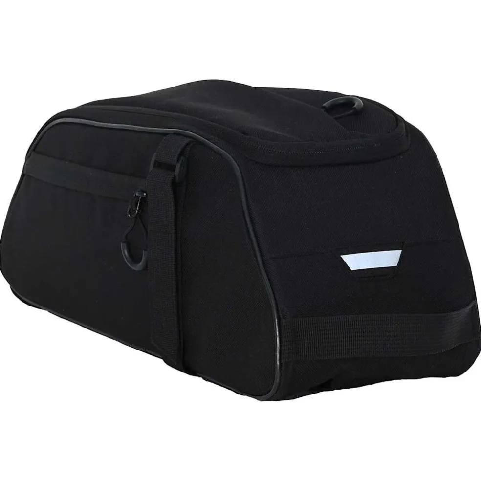 vidaXL Fietstas Zwart 38 x 16 x 16 cm Polyester