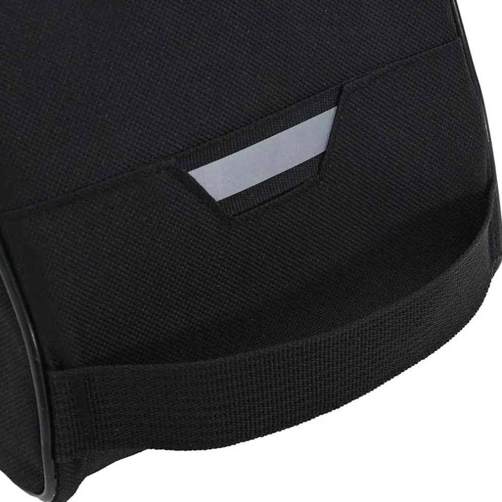 vidaXL Fietstas Zwart 38 x 16 x 16 cm Polyester