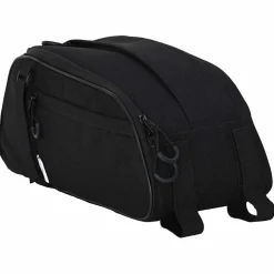 vidaXL Fietstas Zwart 38 x 16 x 16 cm Polyester