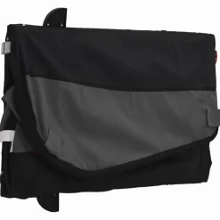 vidaXL Fietstrailer 30 kg ijzer zwart