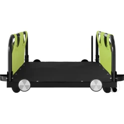 vidaXL Fietstrailer oxford stof en ijzer groen
