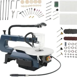 vidaXL Figuurzaagmachineset 125 W 252 mm 108-delig