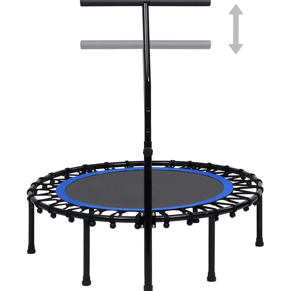vidaXL Fitnesstrampoline met handgreep 102 cm