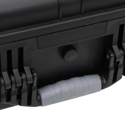 vidaXL Flightcase op wieltjes 63x50x23 cm PP zwart