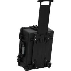 vidaXL Flightcase op wieltjes 58x45x27 cm PP zwart