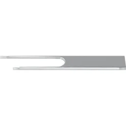 vidaXL Flush Mount Beugel 419 Zilver 75 x 66 x 1,4 mm Staal