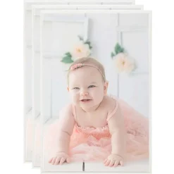 vidaXL Fotolijsten 3 st voor tafel 21x29,7cm MDF zilverkleurig