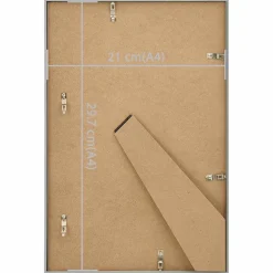 vidaXL Fotolijsten 5 st voor tafel 21x29,7 cm MDF wit