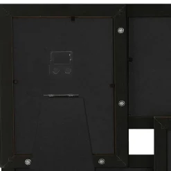 vidaXL Fotolijst voor 4x(10x15 cm) foto MDF zwart