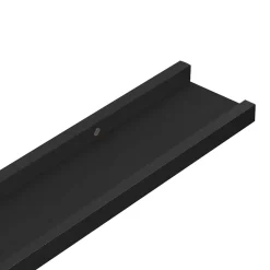 vidaXL Fotoplanken 2 st 40x9x3 cm MDF zwart