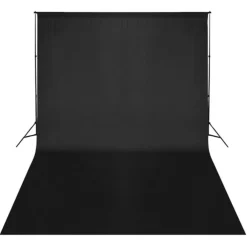 vidaXL Fotostudioset met achtergrond, lampen en paraplu's
