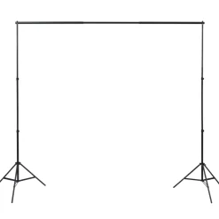 vidaXL Fotostudioset met lampen, achtergrond en reflector