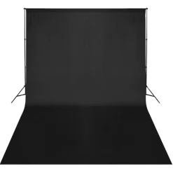 vidaXL Fotostudioset met lampen, paraplu's, achtergrond en reflector