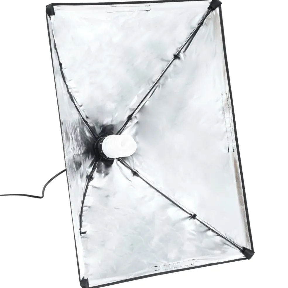 vidaXL Fotostudioset met softboxlampen en achtergronden