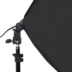 vidaXL Fotostudioset met softboxlampen en achtergronden