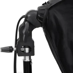 vidaXL Fotostudioset met softboxlamp, achtergrond en reflector
