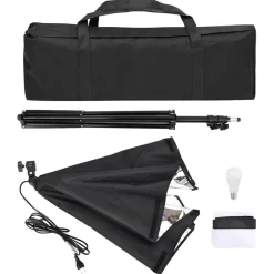 vidaXL Fotostudioset met softboxlamp en achtergrond