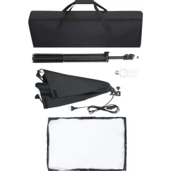 vidaXL Fotostudioset met softboxlampen en achtergrond