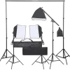 vidaXL Fotostudioset met verlichtingsset