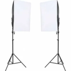 vidaXL Fotostudioset met verlichtingsset en achtergrond