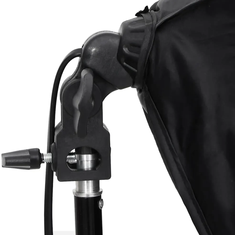 vidaXL Fotostudioset met verlichtingsset, achtergrond en reflector