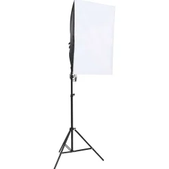 vidaXL Fotostudioset met verlichtingsset, achtergrond en reflector