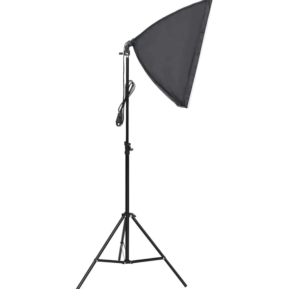 vidaXL Fotostudioset met verlichtingsset, achtergrond en reflector