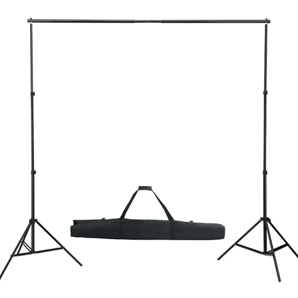 vidaXL Fotostudioset met verlichtingsset, achtergrond en reflector