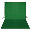 vidaXL Fotostudioset met verlichtingsset en achtergrond