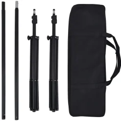 vidaXL Fotostudioset met verlichtingsset, achtergrond en reflector