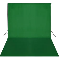 vidaXL Fotostudioset met verlichtingsset achtergrond en reflector