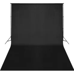 vidaXL Fotostudioset met verlichtingsset achtergrond en reflector