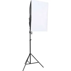 vidaXL Fotostudioset met verlichtingsset, achtergrond en reflector