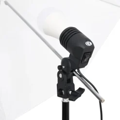vidaXL Fotostudioset met verlichtingsset, achtergrond en reflector