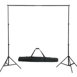 vidaXL Fotostudioset met verlichtingsset en achtergrond