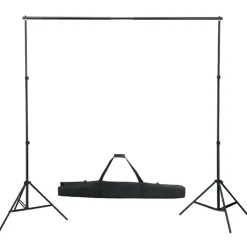 vidaXL Fotostudioset met verlichtingsset en achtergrond