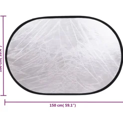 vidaXL Fotostudioset met verlichtingsset achtergrond en reflector