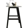 vidaXL Freestafel 81x61x88 cm staal en MDF