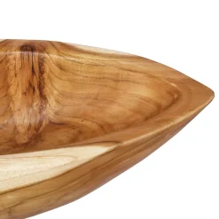 vidaXL Fruit Bowl JEPARA Teak Brown 46 x 16 x 11 cm