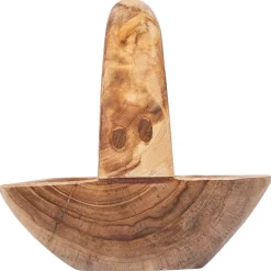 vidaXL Fruit Bowl JEPARA Teak Brown 61 x 21 x 21 cm