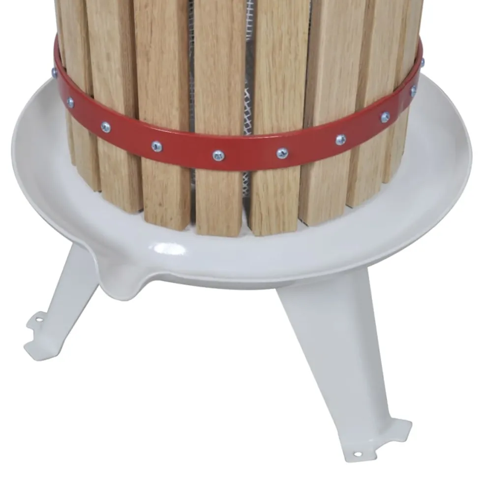vidaXL Fruit- en wijnpers 6 L